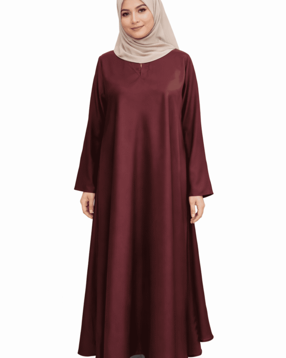 Elegant Flared Umbrella Abaya for Women